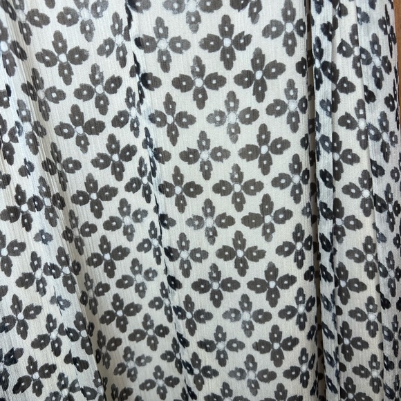 NWOT MASSIMO DUTTI maxi sleeveless dress brown floral print size 4 EUR 36 - Picture 4 of 4